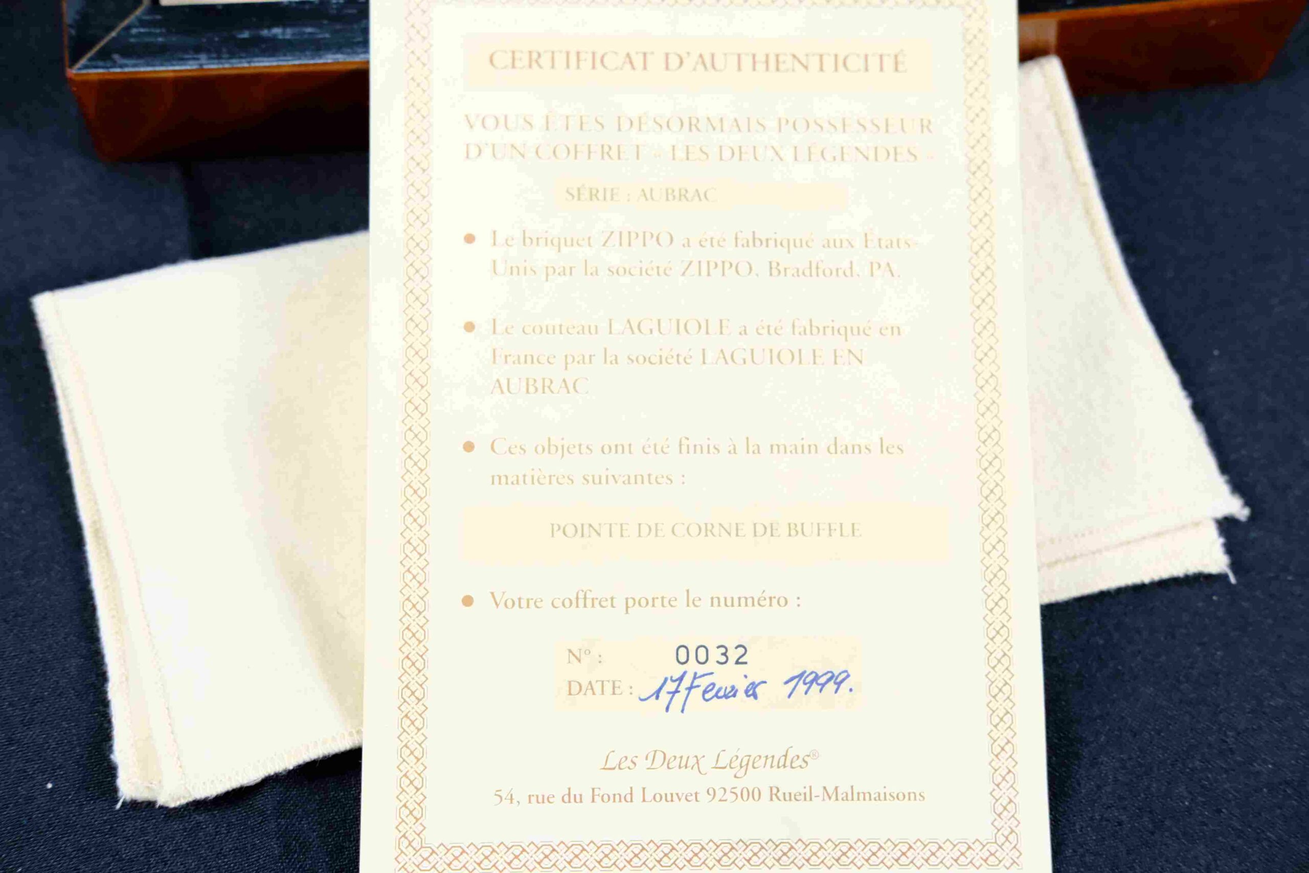 Laguiole mes en aansteker